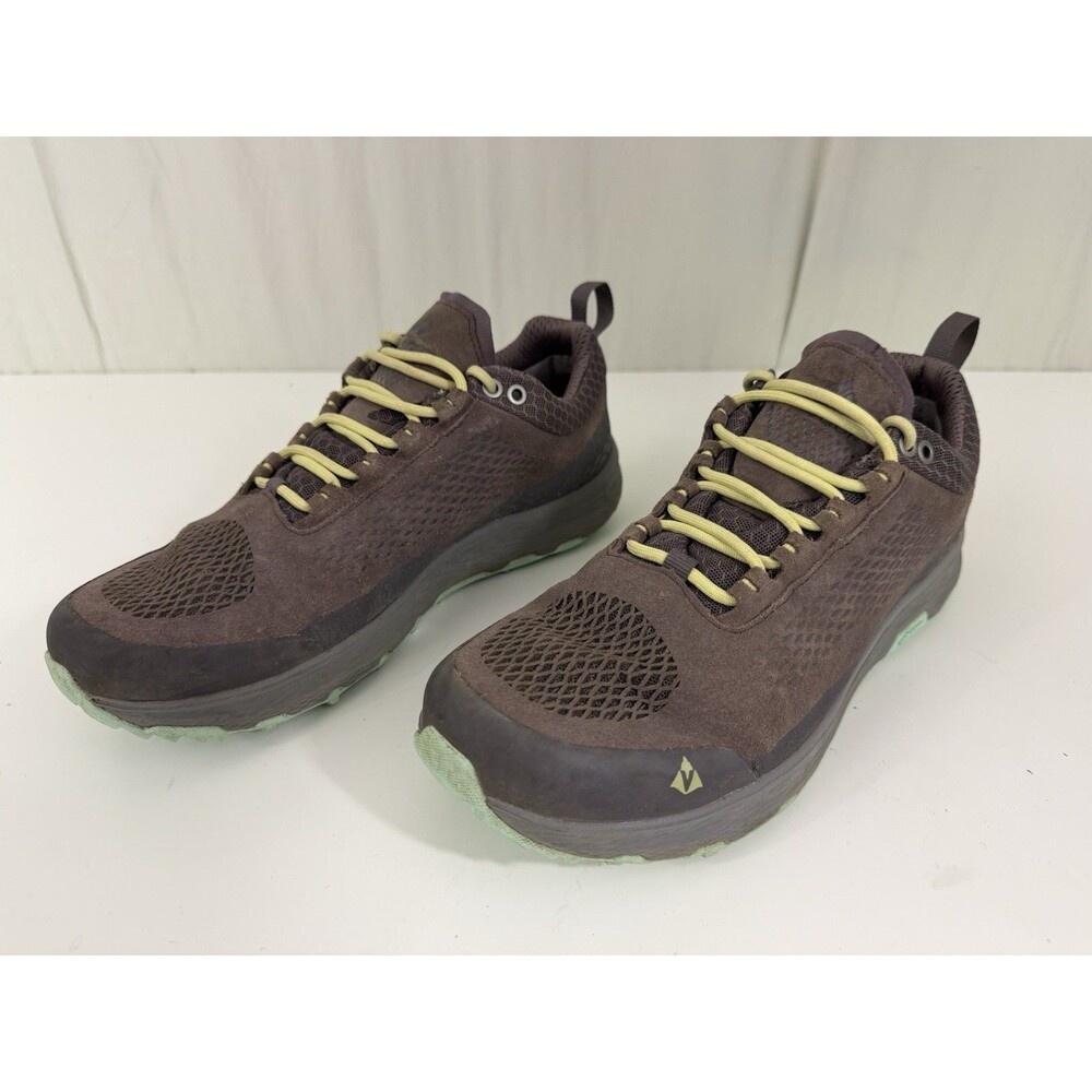Vasque Shoes Womens 9 Breeze LT NTX Hiking Sneakers 7497 Brown Fabric Lace Up